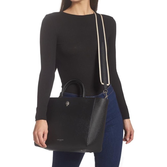 KURT GEIGER LONDON Shoreditch Shopper Pebbled Leather Tote - Picture 3 of 16